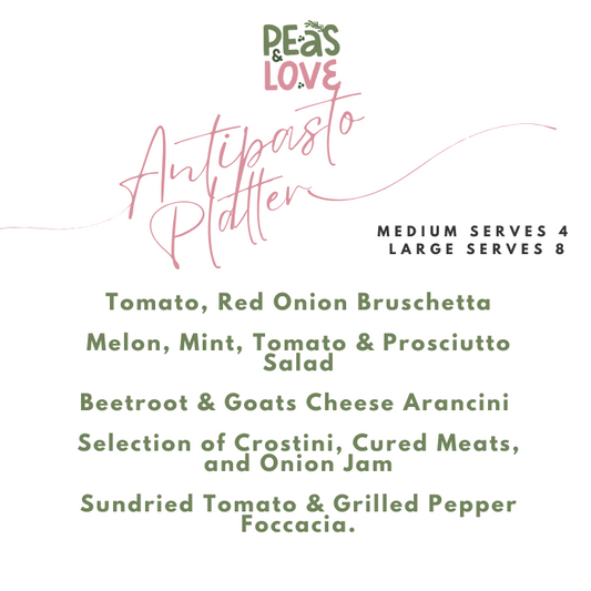 Italian Antipasto | Catering Platter - Peas and Love