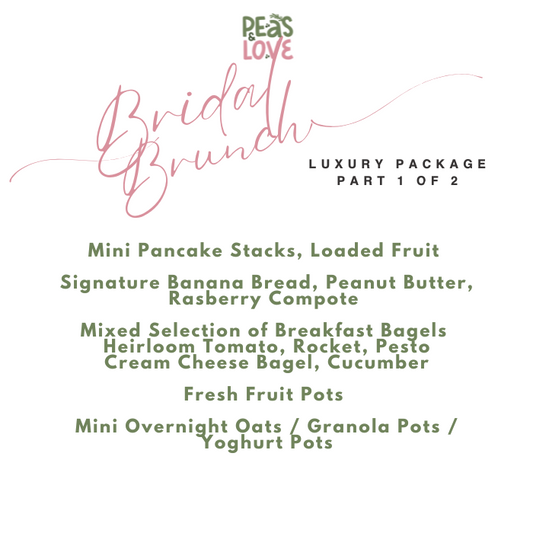 Bridal Brunch | Bridal Party Breakfast | Wedding Day Brunch - Peas and Love