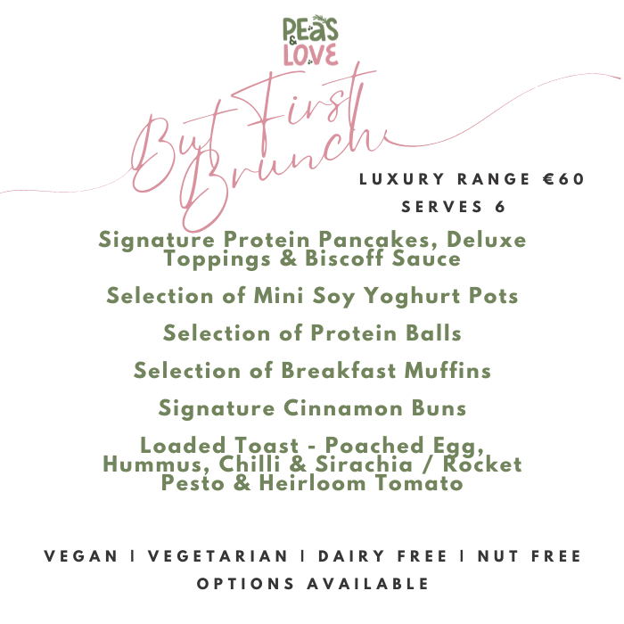 Brunch Platter | Protein Pancakes | Serves 6 | But First Brunch - Peas and Love