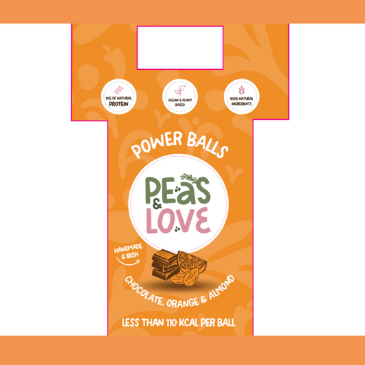 Chocolate Orange & Almond | Power Balls | Healthy Snacks - Peas and Love