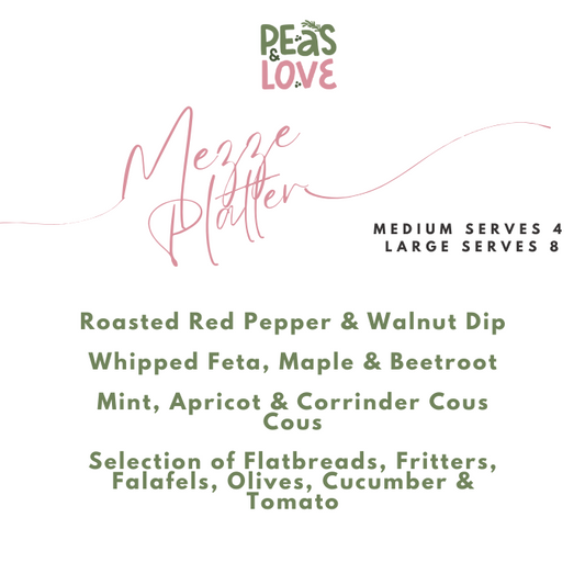 Mezze Platter | Catering Platter - Peas and Love
