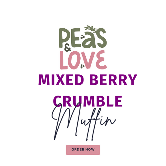 Breakfast Muffin | Mixed Berry Crumble - Peas and Love