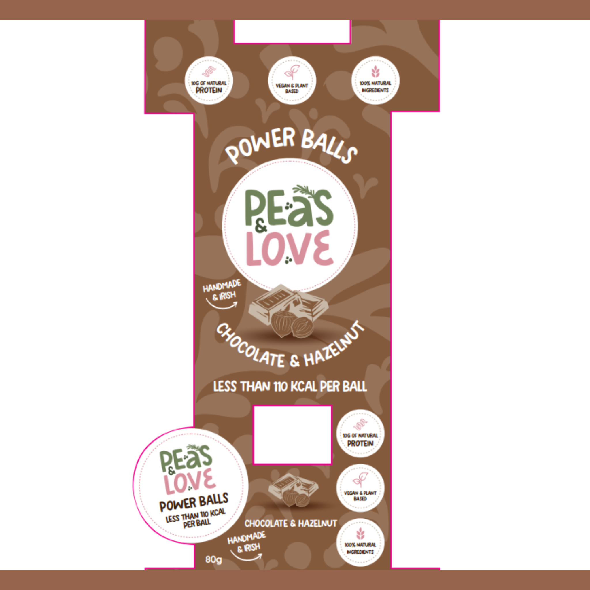 Chocolate and Hazlenut | Power Balls | Healthy Snacks - Peas and Love