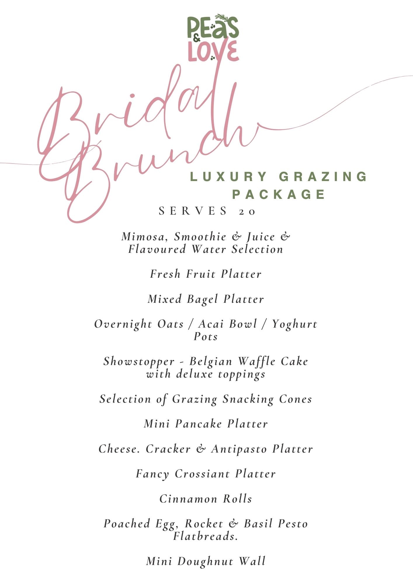 Bridal Brunch - Luxury Grazing Table
